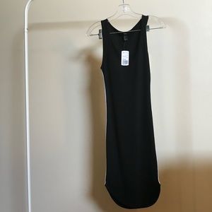 Black and White Striped Dress